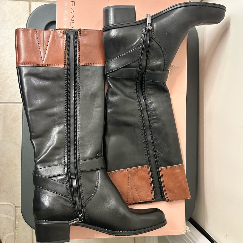 NWT/NIB Bandolino Leather Riding Boots